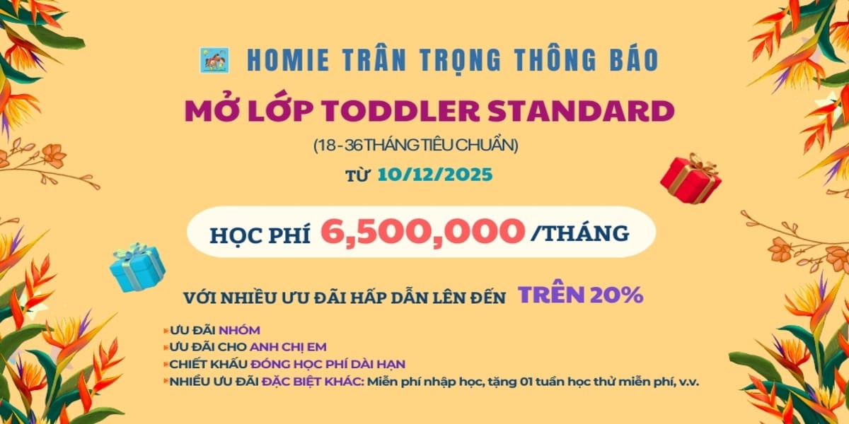 Trường mầm non Chú ngựa Homie